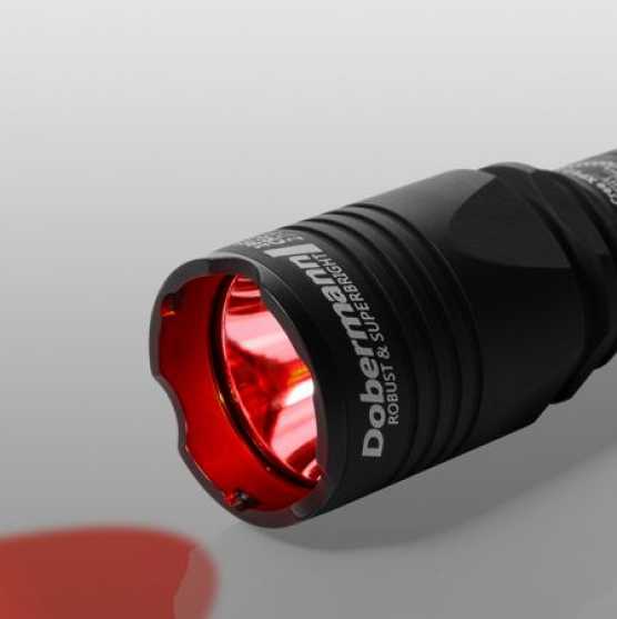 Фонарь Arrmytek Dobermann XP-Е2 КРАСНЫЙ0