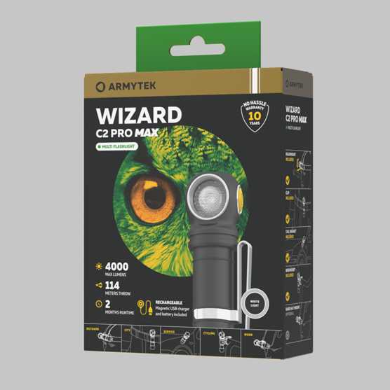 ARMYTEK WIZARD C2 PRO MAX MAGNET USB9