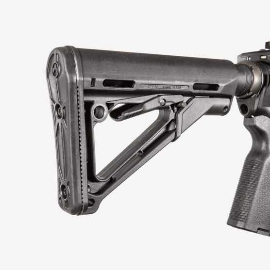 Приклад телескопический Magpul CTR - Mil-spec Model (BLK)1